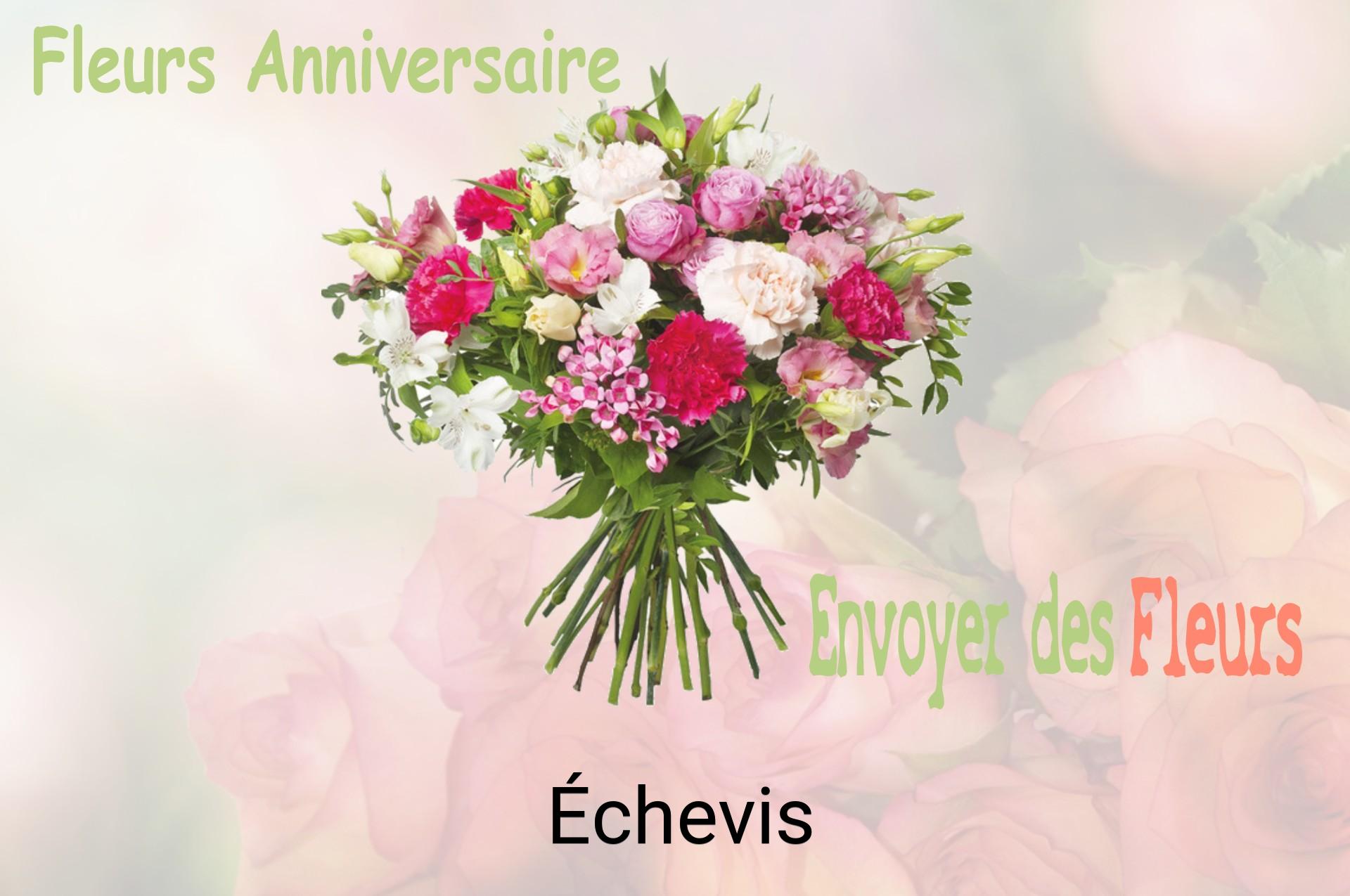 Bouquet de fleurs d’anniversaire livré à Échevis